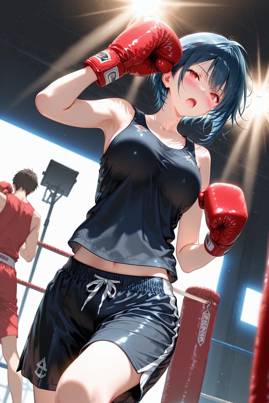 ボクシングジムで