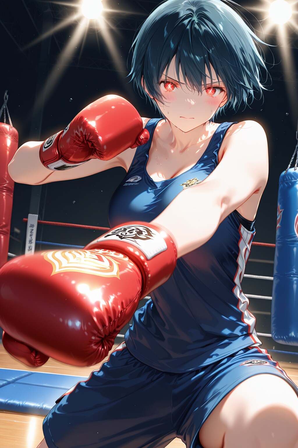 ボクシングジムで