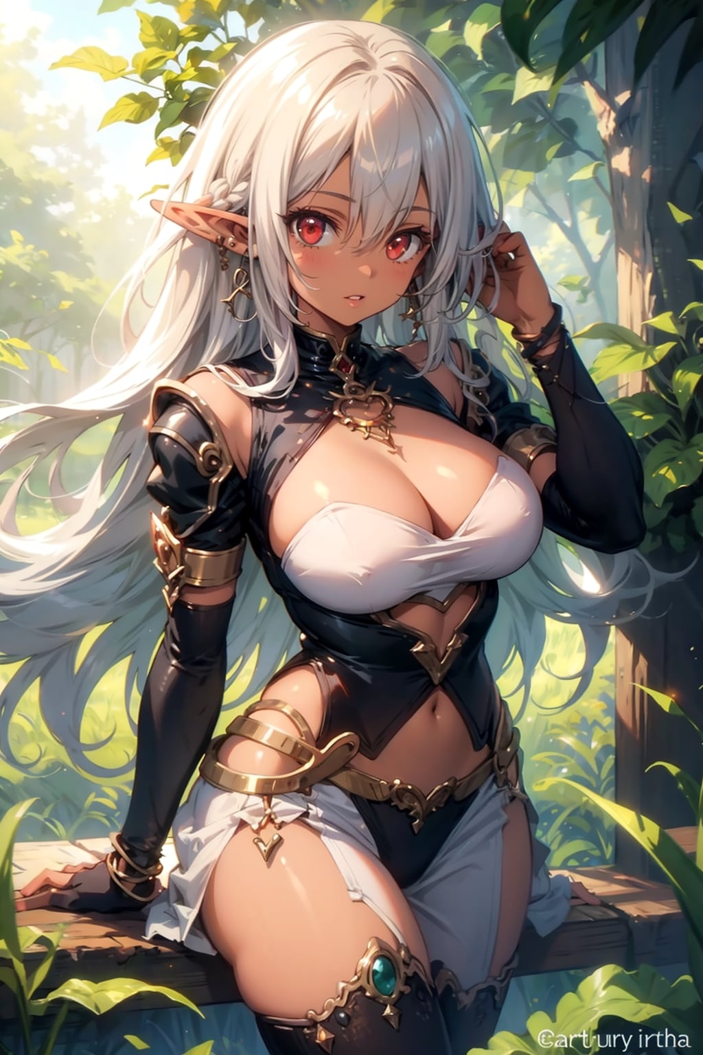 美少女ダークエルフ