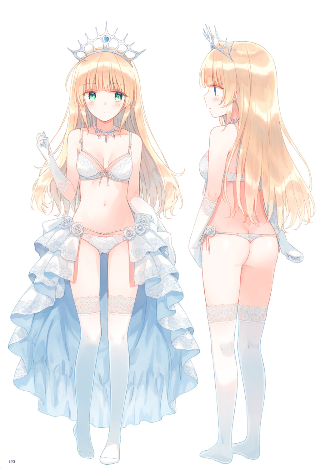 敗戦国の姫　下着設定画（プレレ・プニノン）