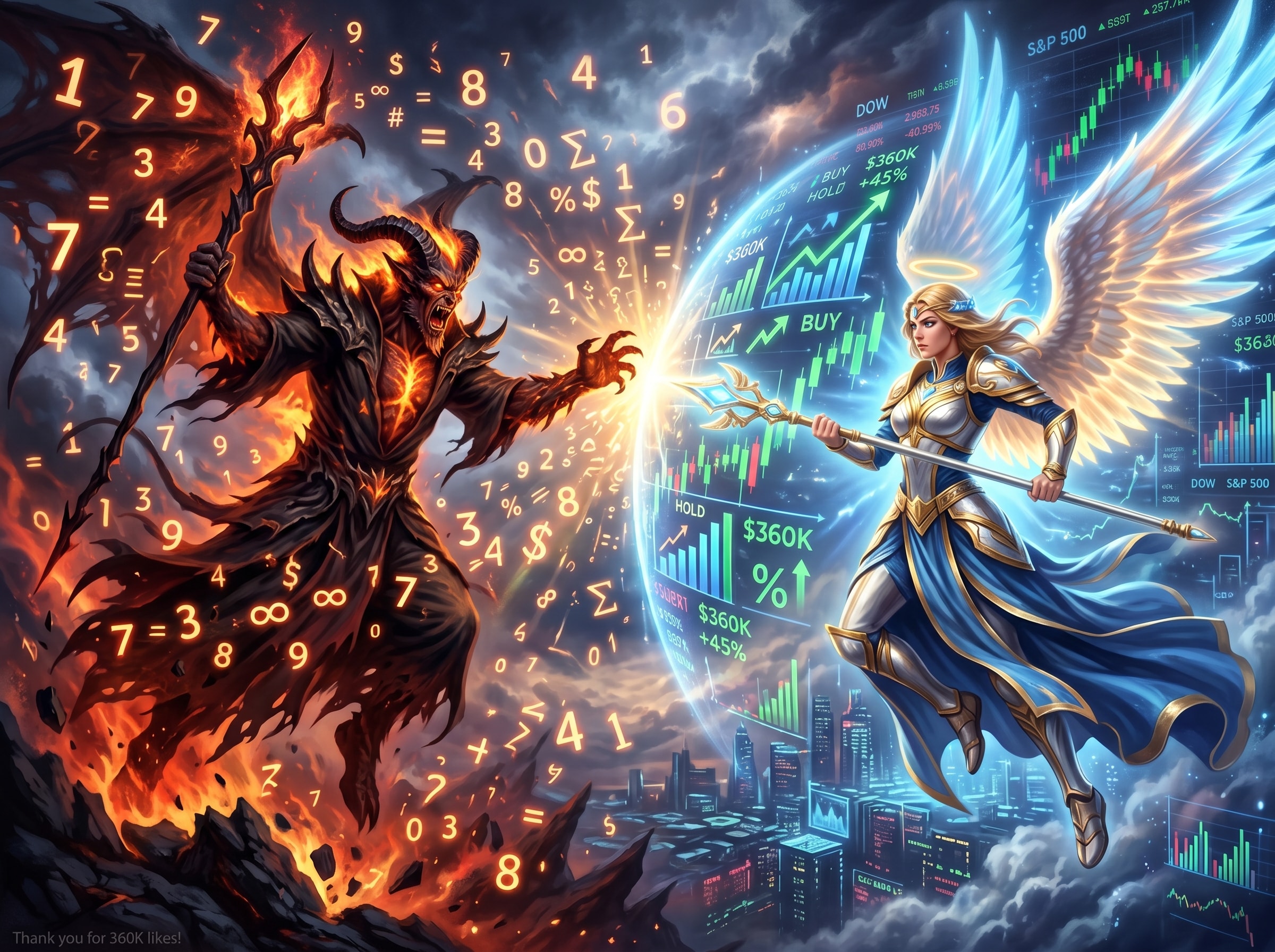 数字の悪魔と、株式投資の天使との戦い