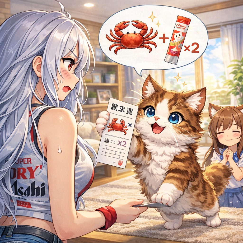 ねこさま投入🐾