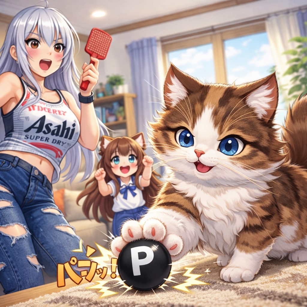 ねこさま投入🐾