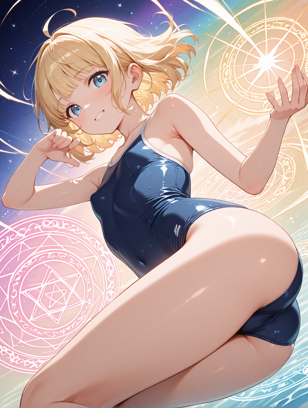 魔法娘３のスクール水着