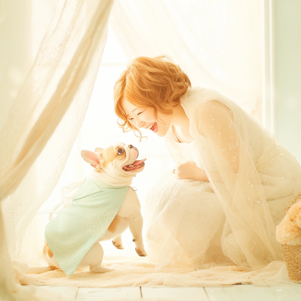 ④「あ、ママが先に帰ってた。ママー！」「あらあら。布を身体に巻いて、今日は何ごっこをしていて遊んでいたのかしら？ | の人気AIイラスト・グラビア