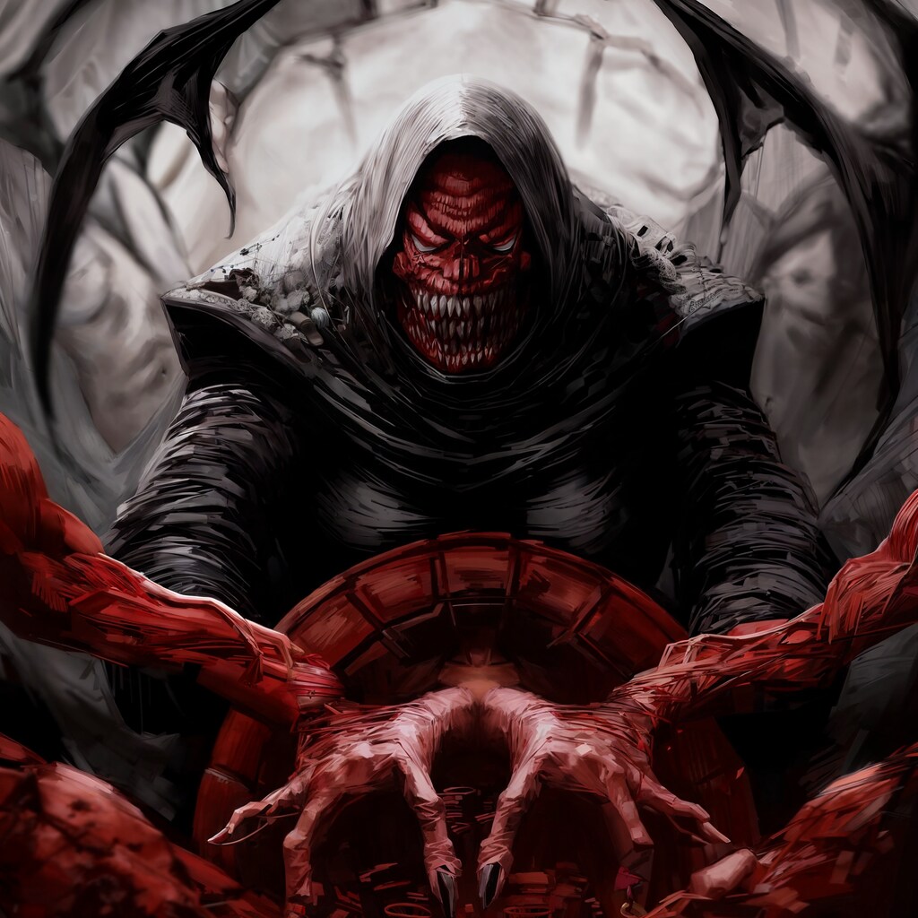 恐怖のどん底に突き落とす、血に染まりし禍々しい魔界の手