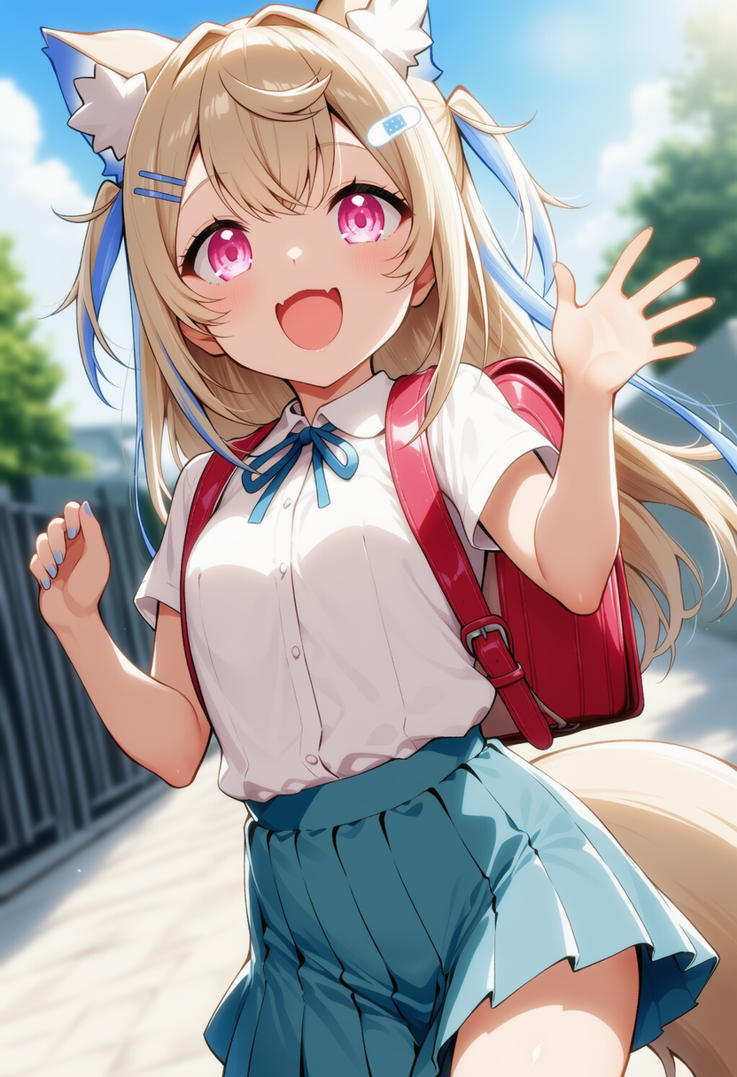 おはよー！（フワワ・アビスガード） | の人気AIイラスト・グラビア