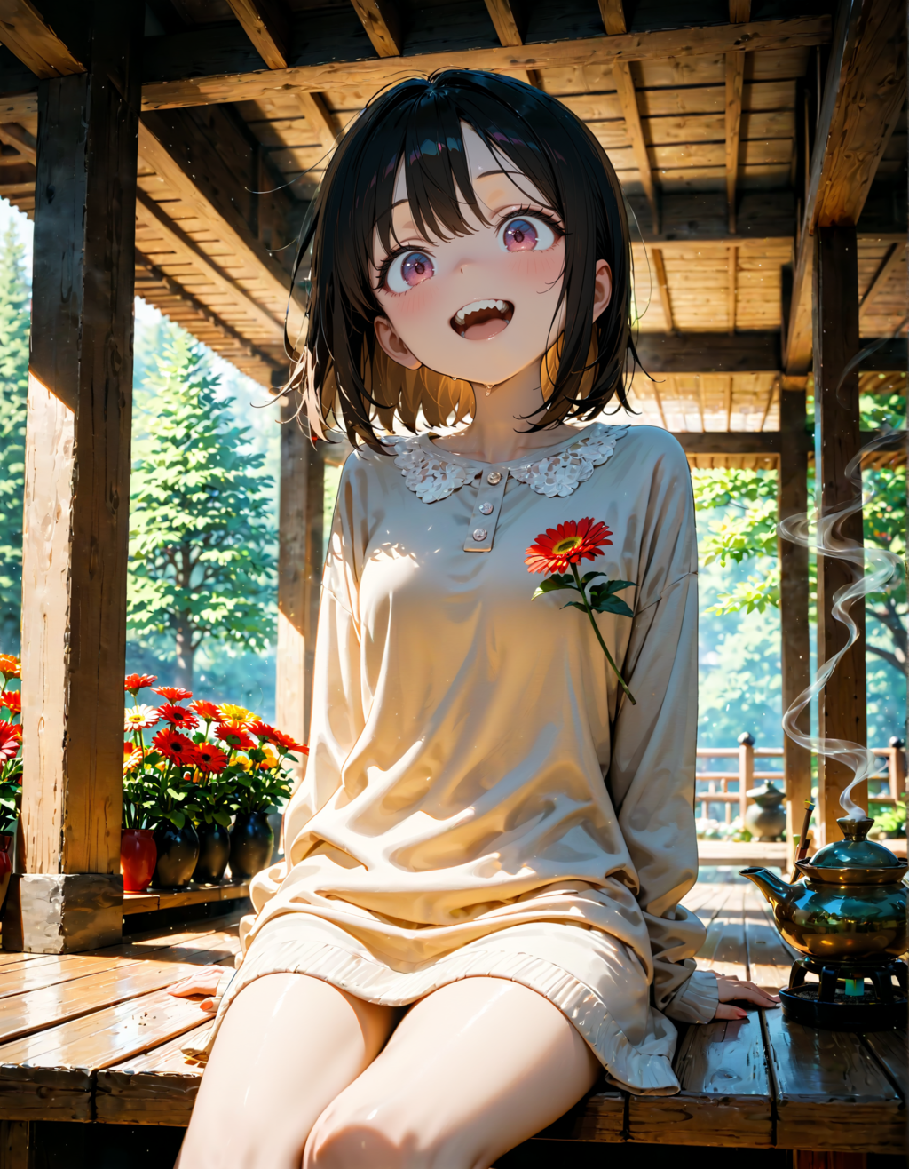 今日はガーベラ記念日。お香の日。ウッドデッキの日。よい歯の日　その３