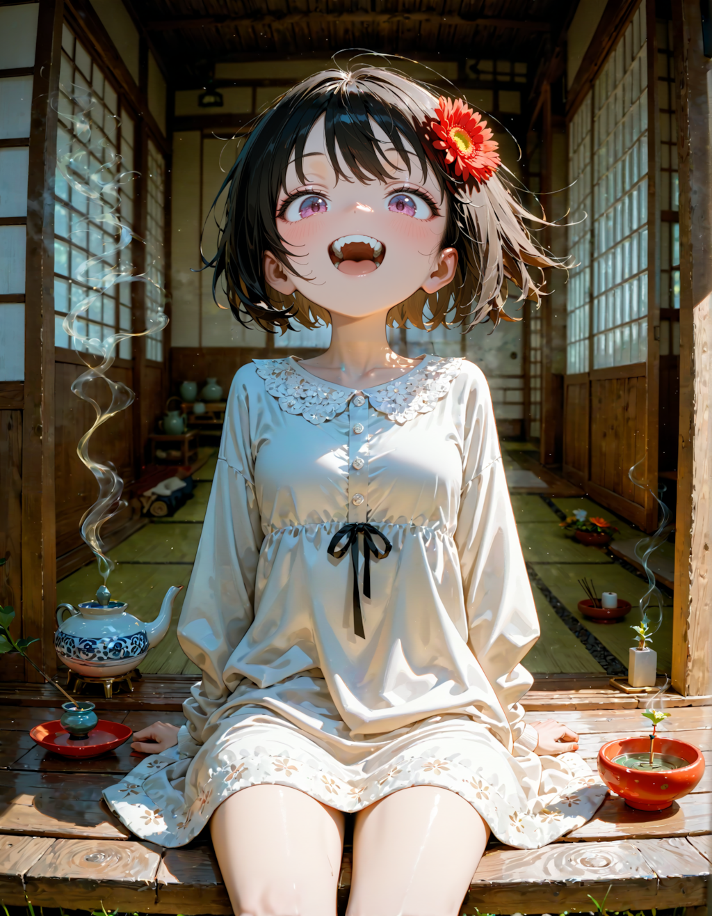 今日はガーベラ記念日。お香の日。ウッドデッキの日。よい歯の日　その３