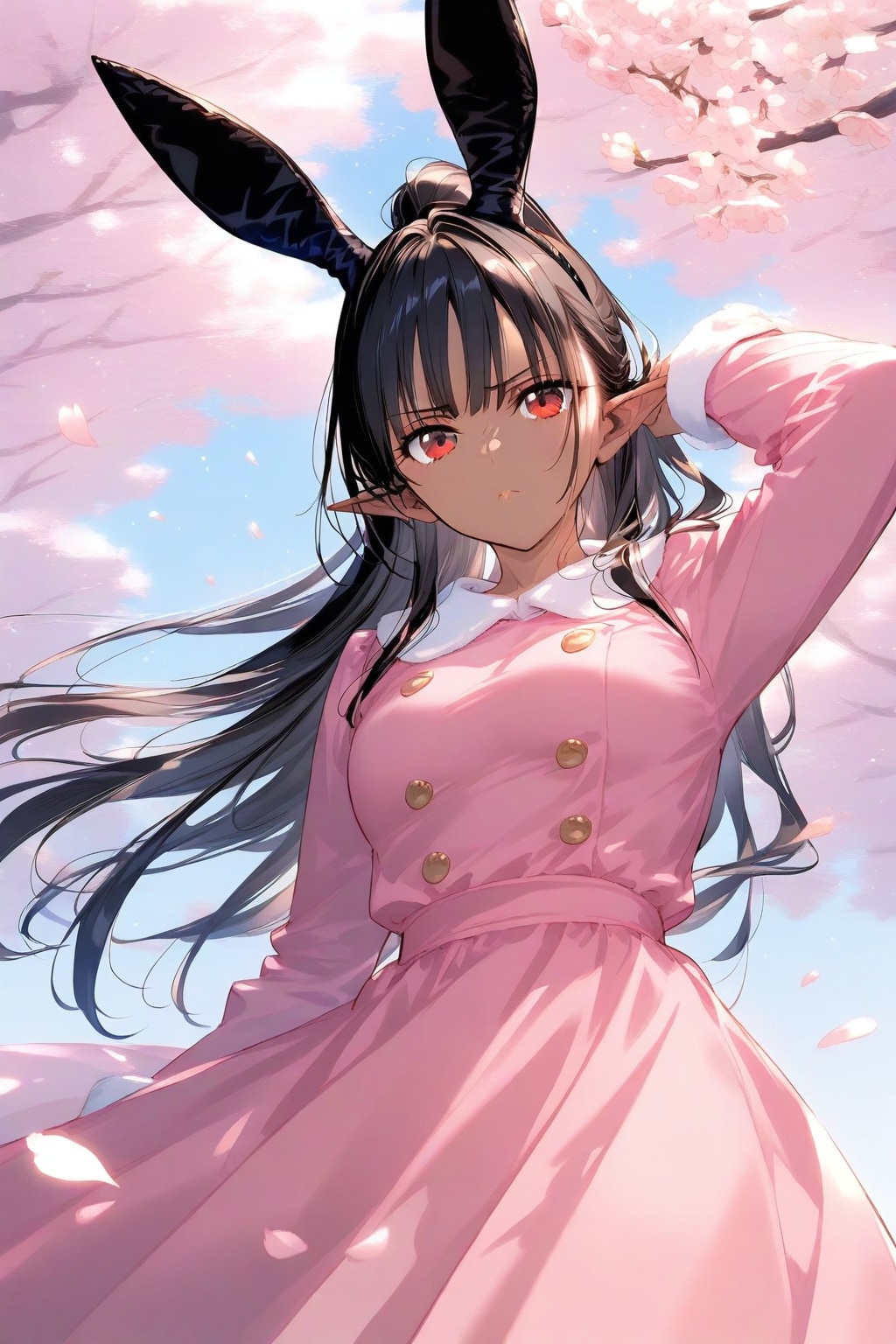 春はウサミミ | の人気AIイラスト・グラビア