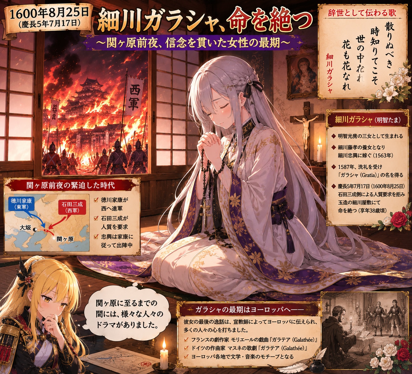8月25日は細川ガラシャの命日 | の人気AIイラスト・グラビア