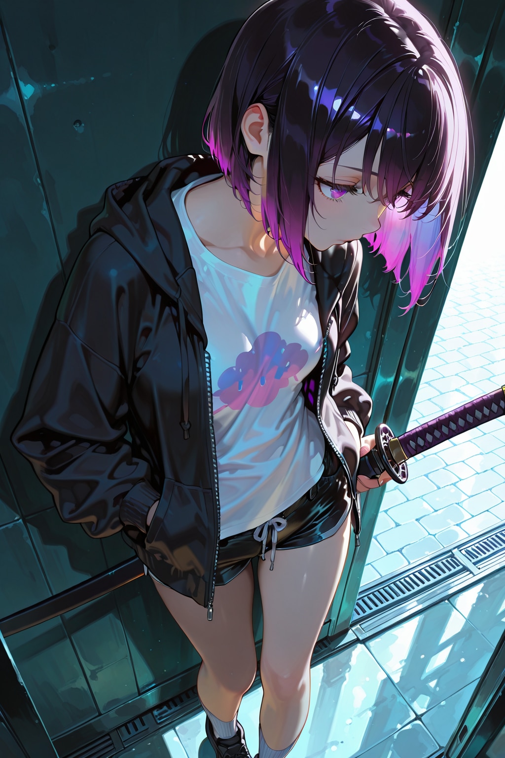 紫が似合う女の子137 | の人気AIイラスト・グラビア