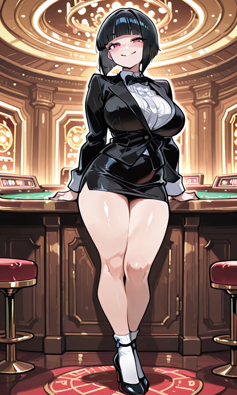 ミニスカタキシード
