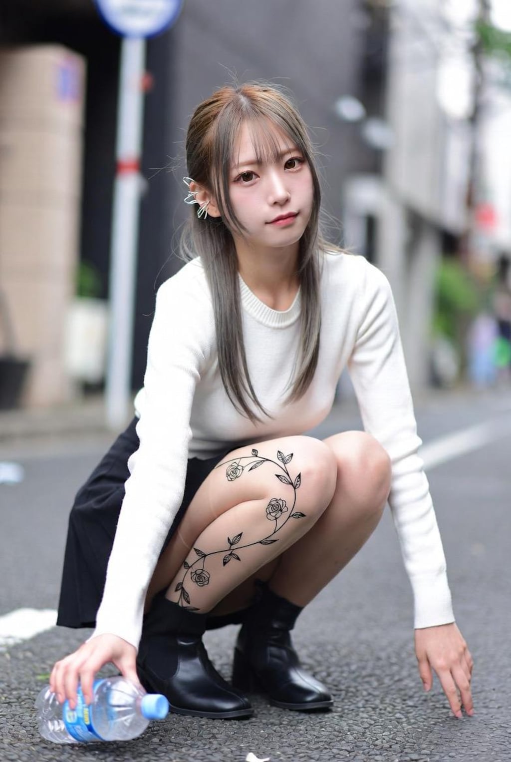 ギャル×ゴミ拾い