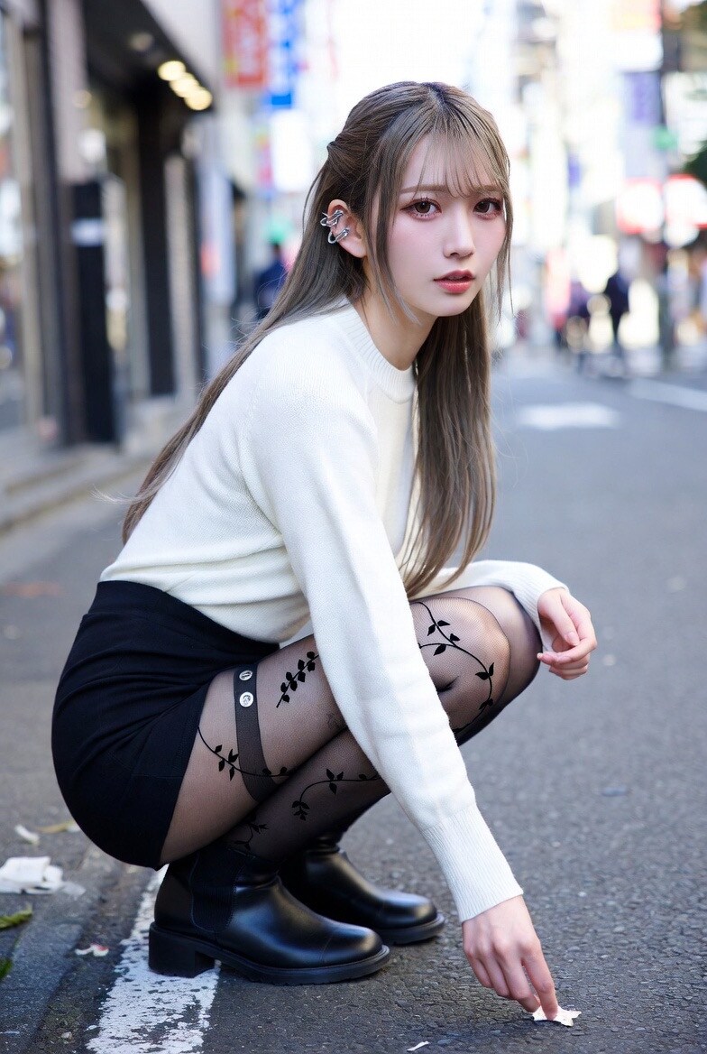 ギャル×ゴミ拾い