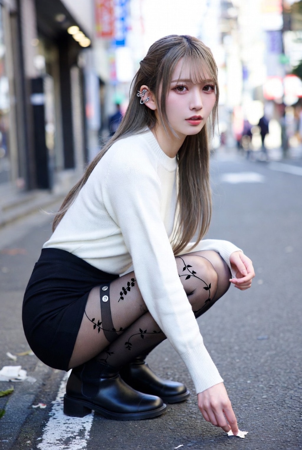ギャル×ゴミ拾い