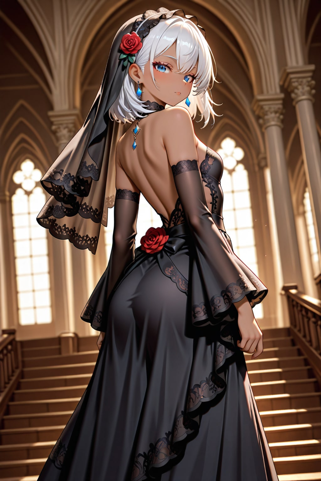 銀髪の黒姫 | の人気AIイラスト・グラビア