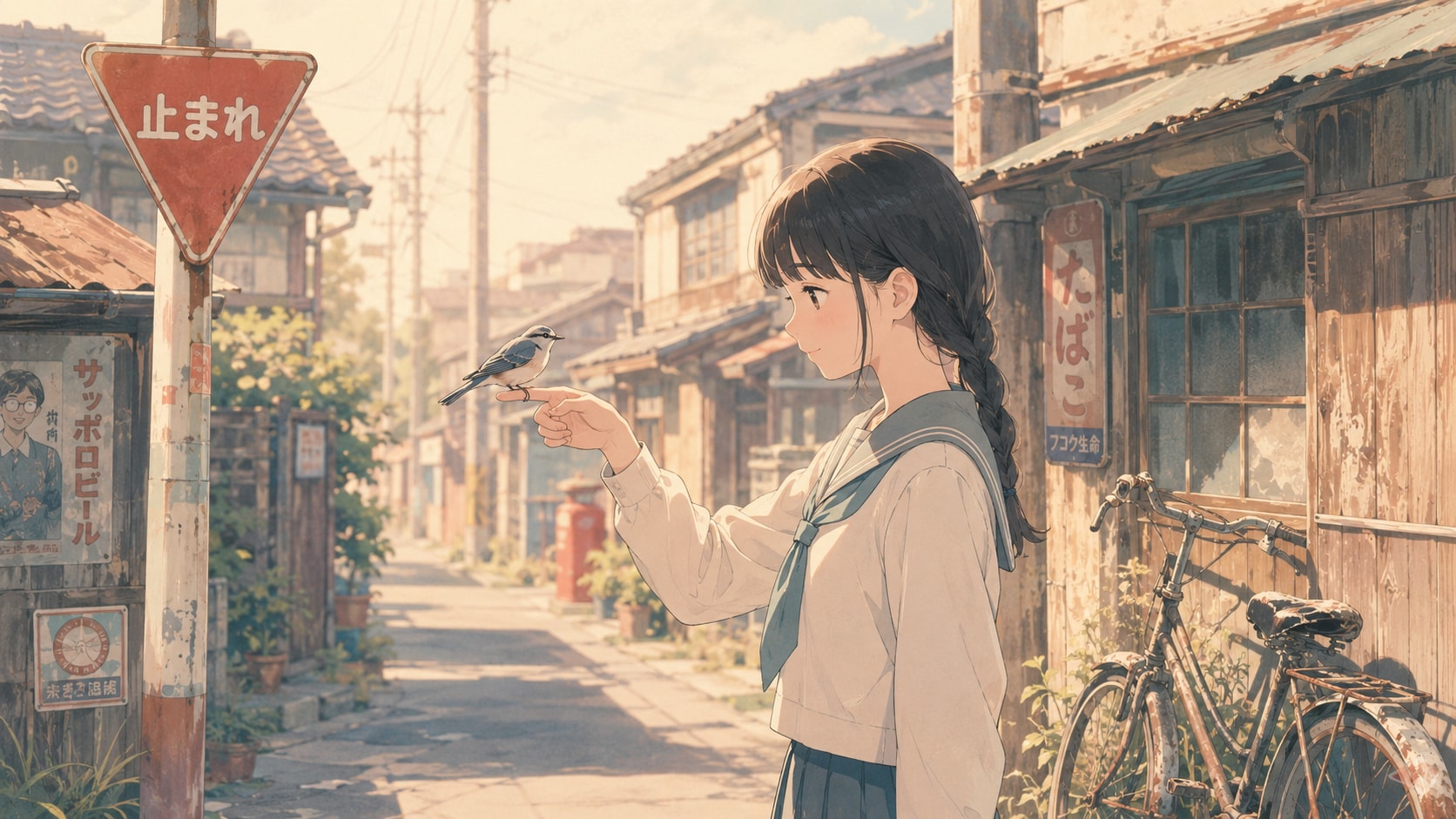 小鳥と少女⑦