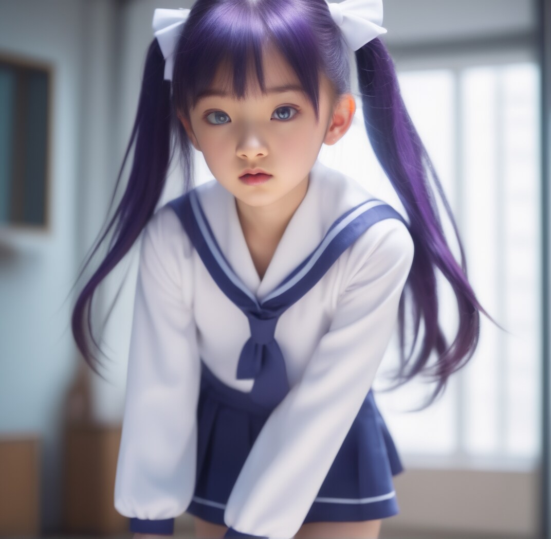 purple hair