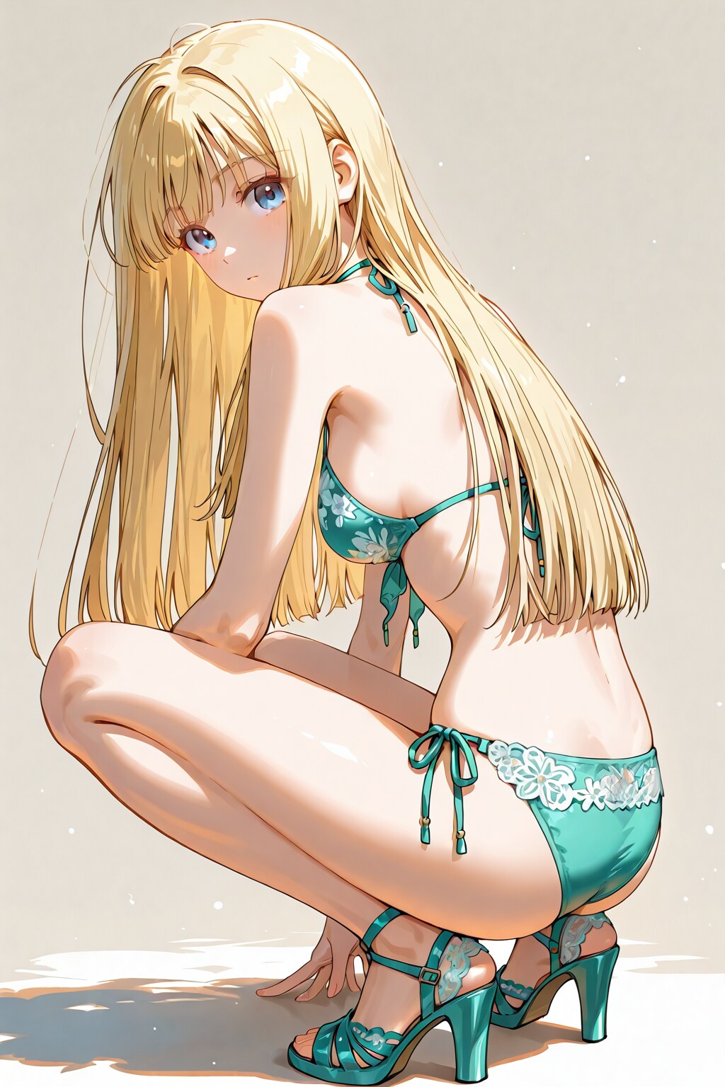 ビキニ姿の少女