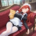メイドさんのうたた寝 2枚目