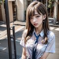 制服が濡れてて風邪引きそうだけどそのままでいて欲しい女の子 6枚目