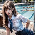 制服が濡れてて風邪引きそうだけどそのままでいて欲しい女の子 8枚目