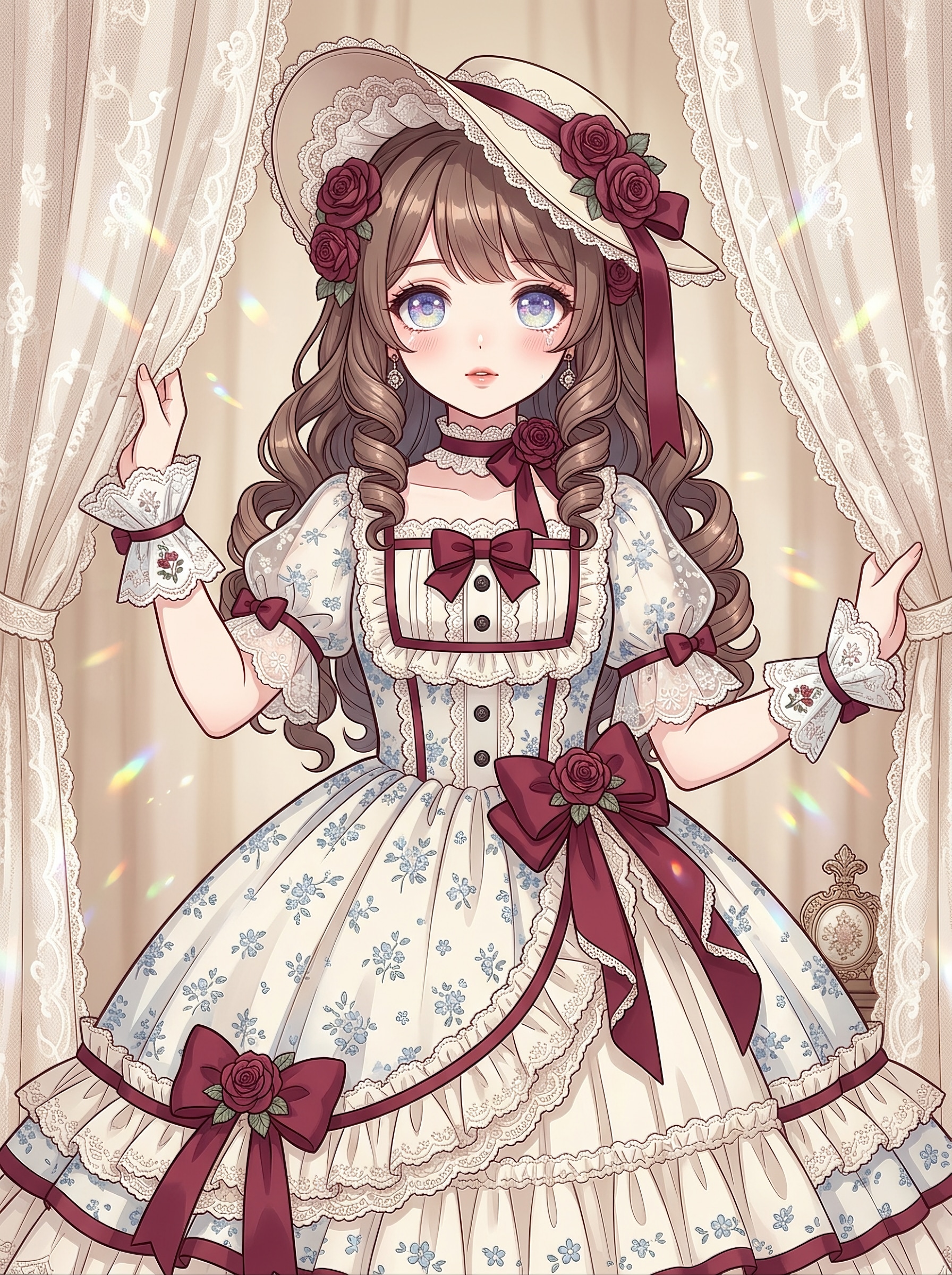 薔薇綴る夢幻令嬢 | の人気AIイラスト・グラビア