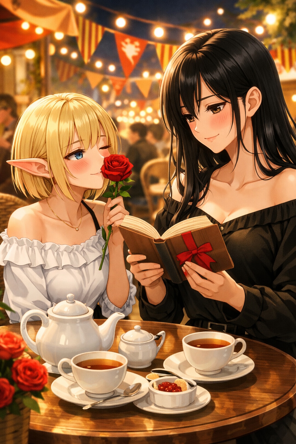 本と薔薇の贈り物（サン・ジョルディの日）