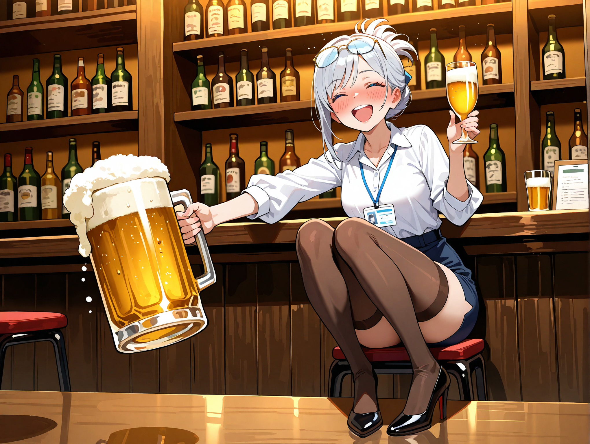 さあ、飲め！おごりだ～