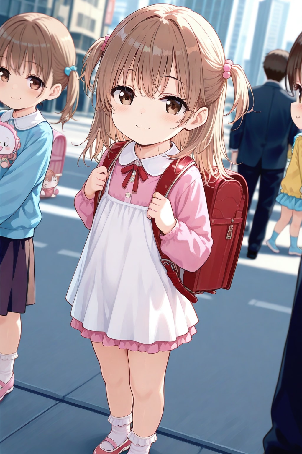 にぱぁ！ユニコで登校風景