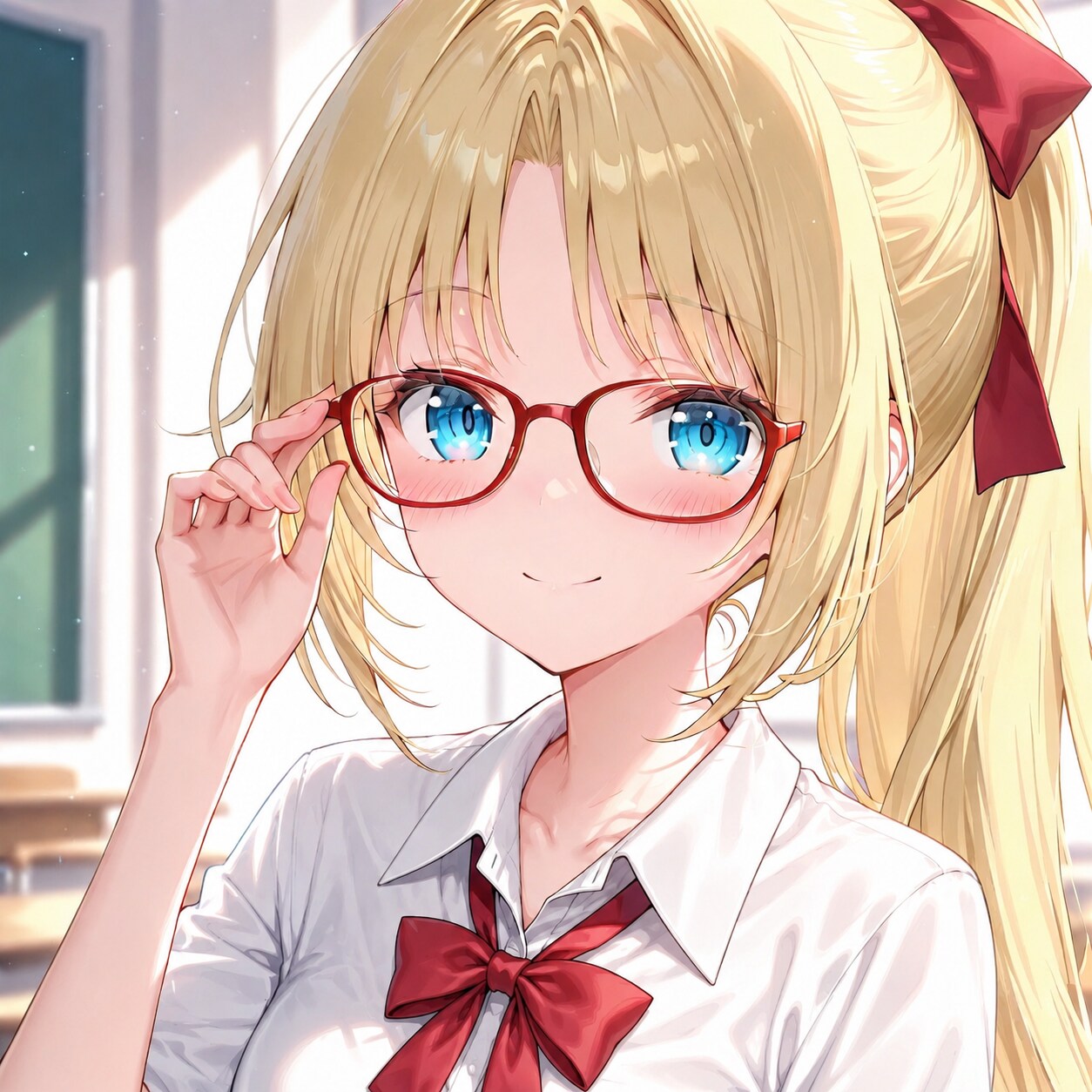 メガネらーちゃん【来愛イメwk】 | の人気AIイラスト・グラビア