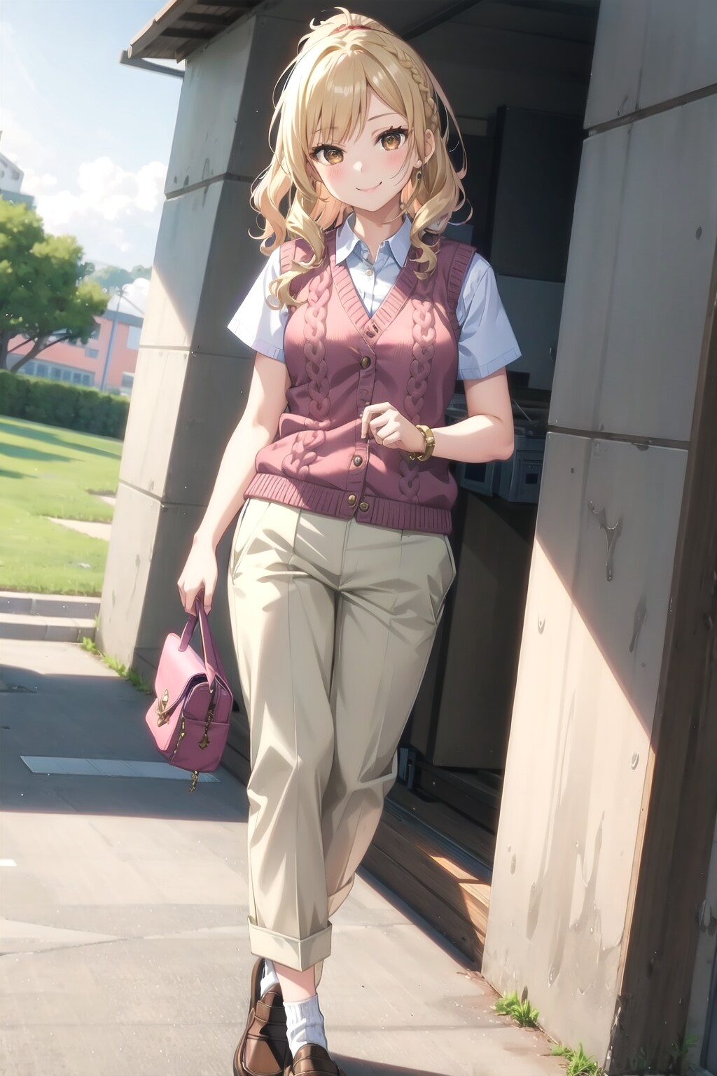 アイビールック風のうちのお嬢さま