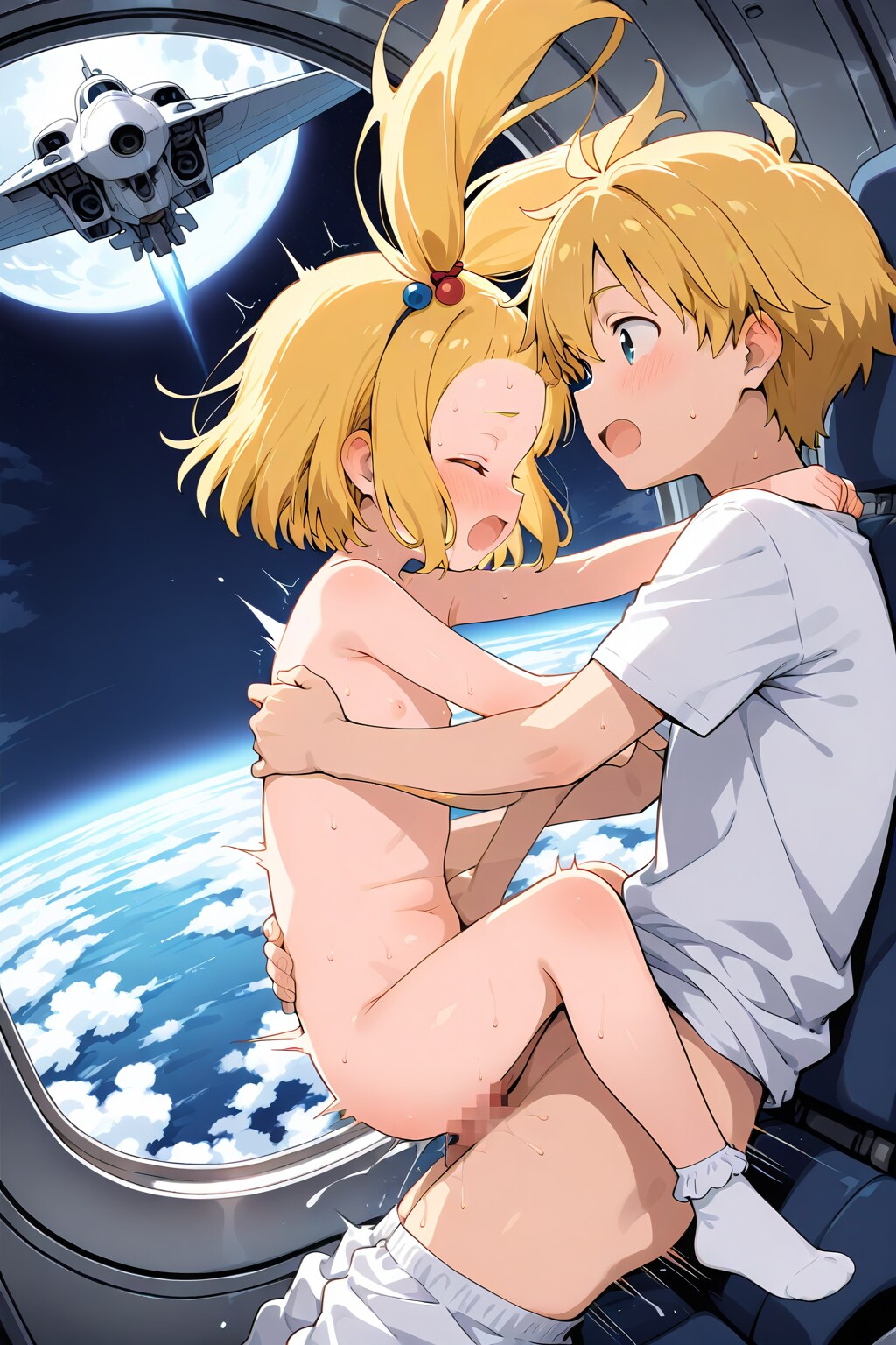 幼馴染と無重力えっち