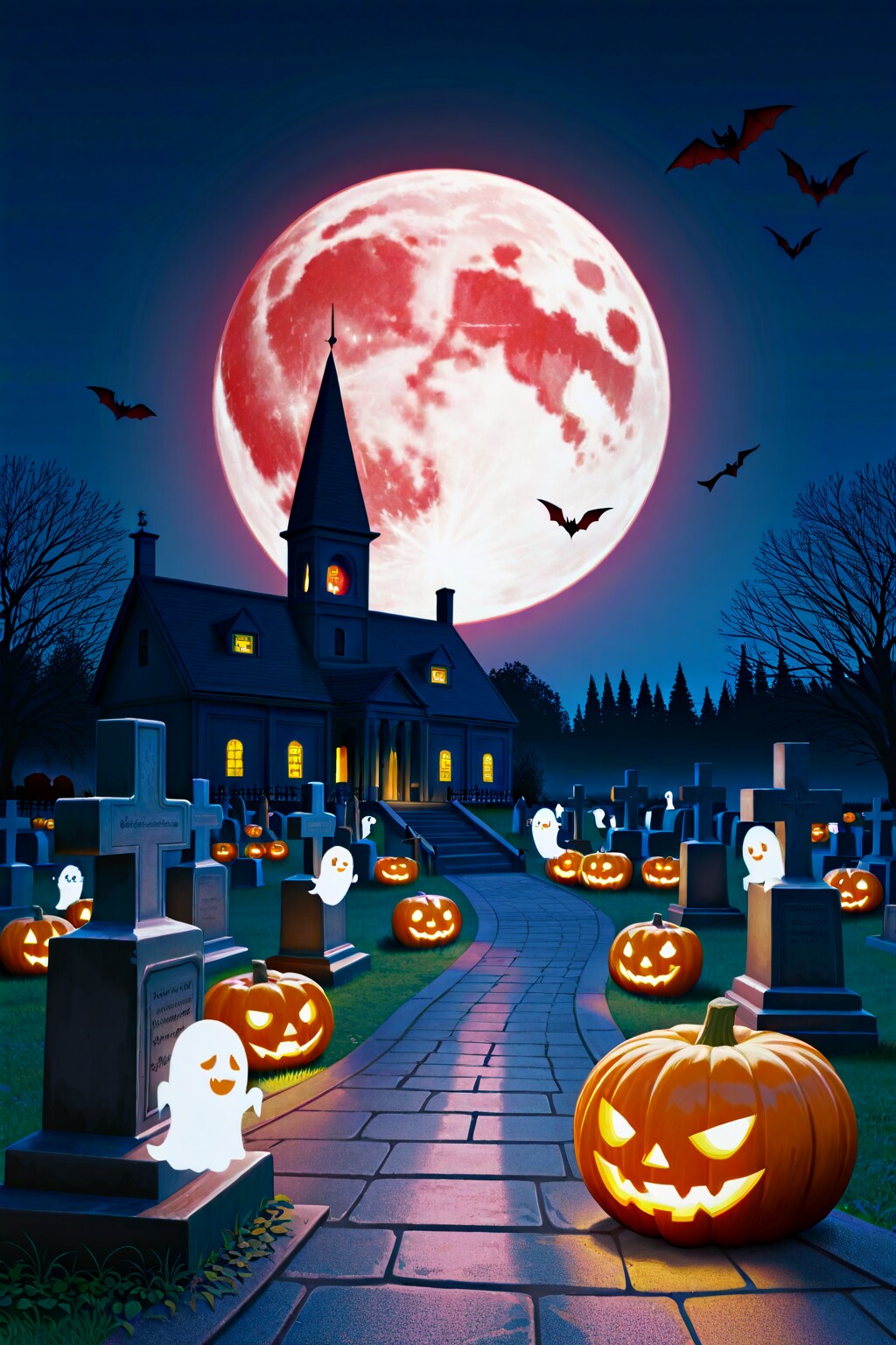 ハロウィンっぽい風景 | の人気AIイラスト・グラビア