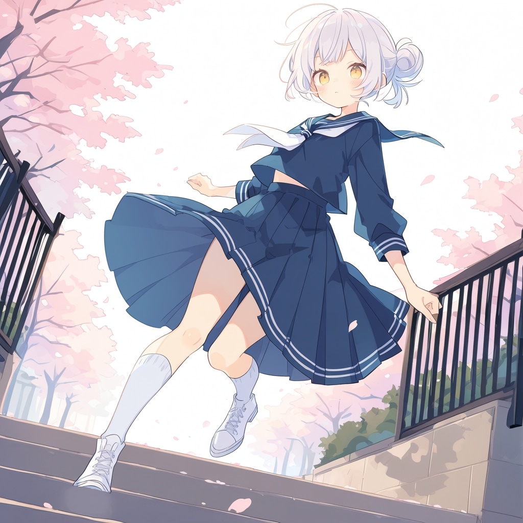階段 | の人気AIイラスト・グラビア