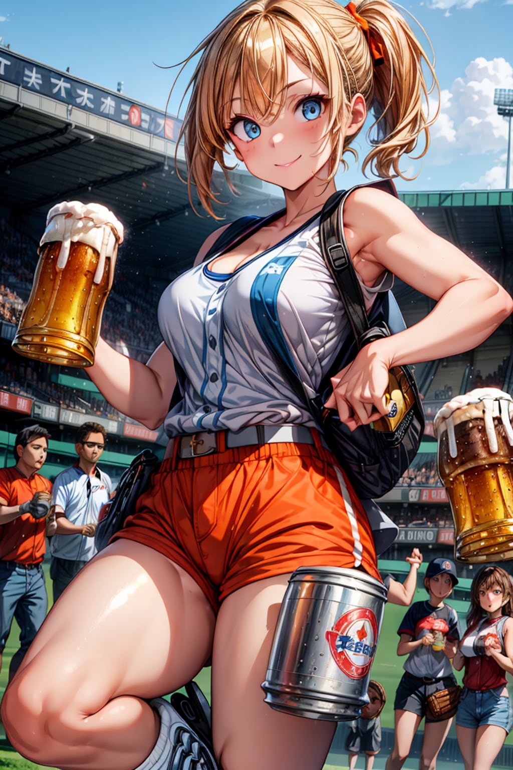 ビールの売り子さん