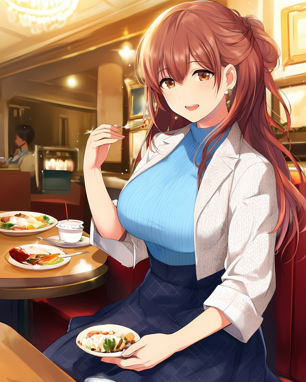 オフィス近くのレストランで優雅なランチ🍴✨