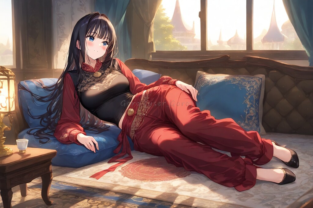 ペルシア風の宮殿で