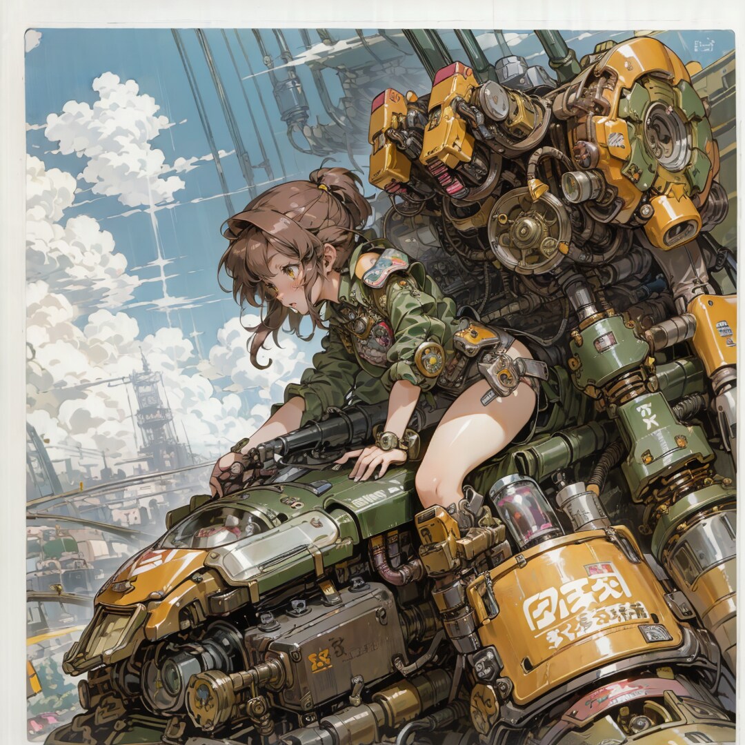 Girl and Robot255 | の人気AIイラスト・グラビア