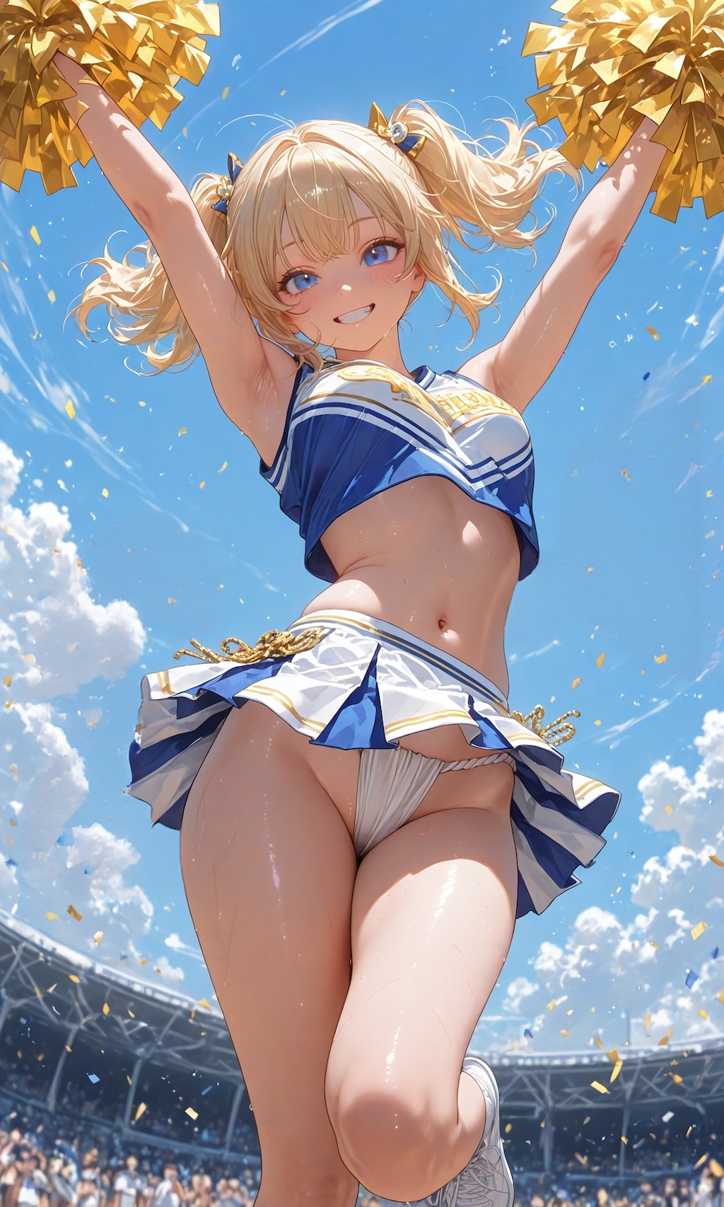 loincloth girl (cheerleader)