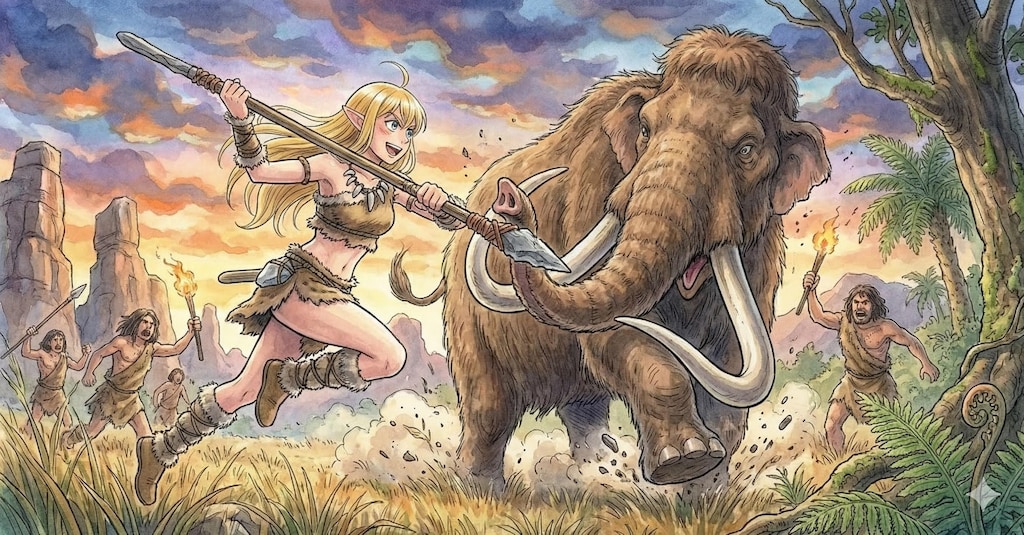 お金は原始時代で稼ぐ！ (やさぐれエルフ15)