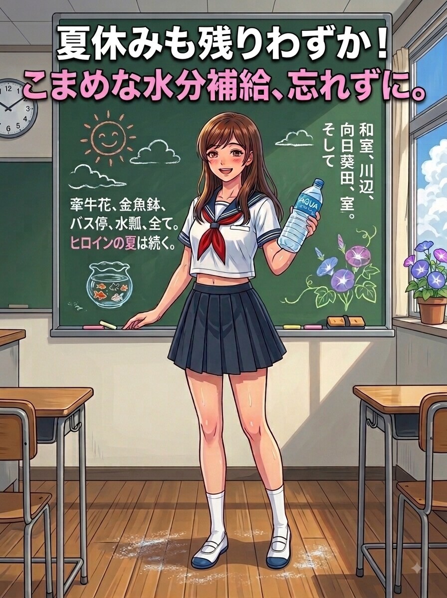 皆さん、今日もしっかり水分補給してね！29 | の人気AIイラスト・グラビア