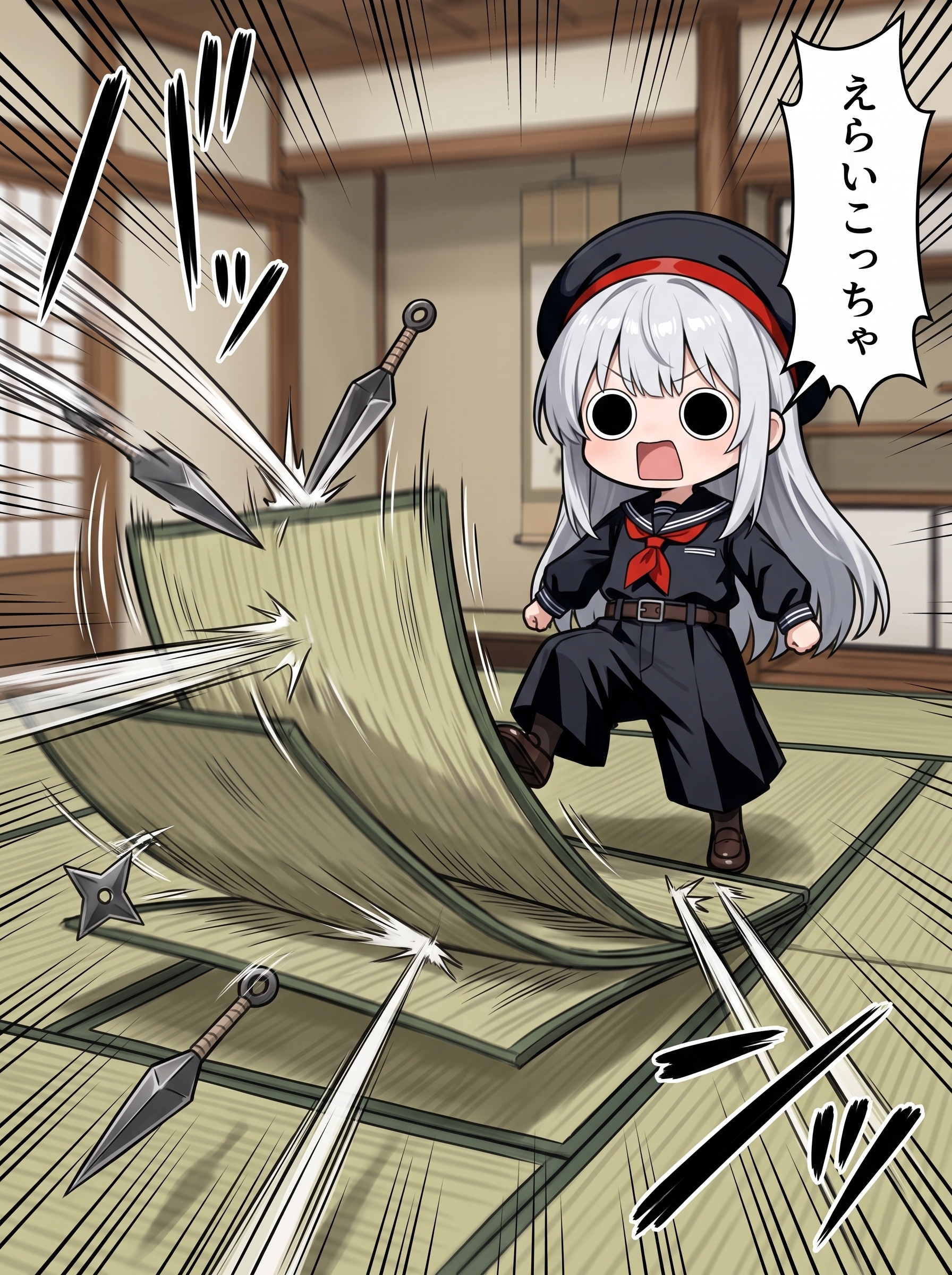 畳返しえらいこっちゃ嬢 | の人気AIイラスト・グラビア