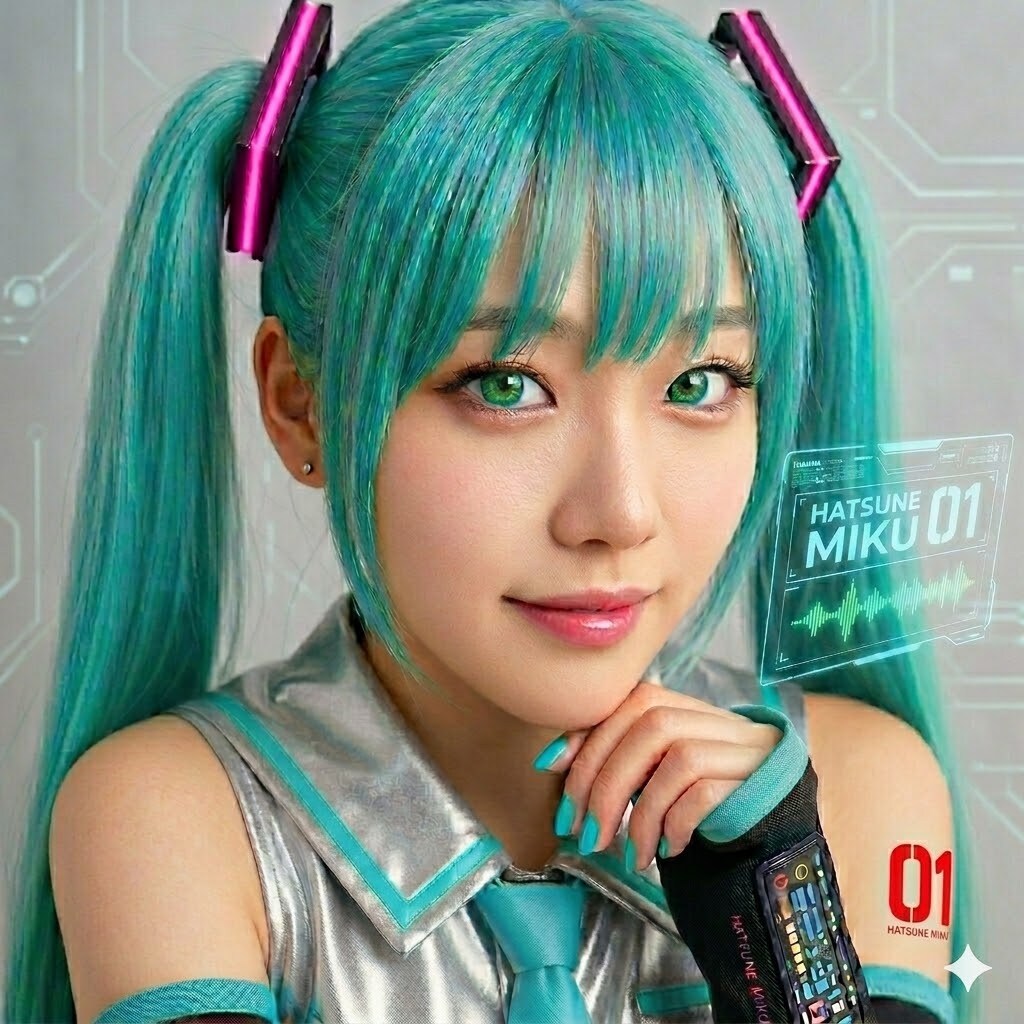 初音ミクのコスプレ