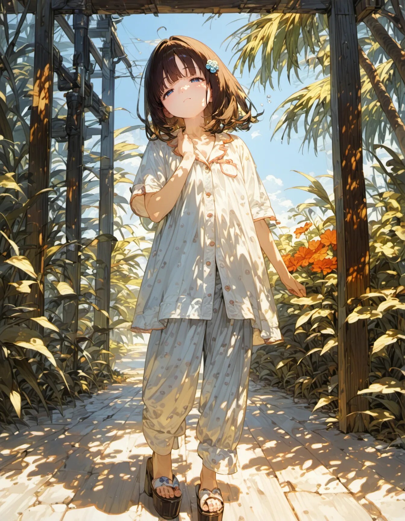 Morning Through the Greenhouse | の人気AIイラスト・グラビア