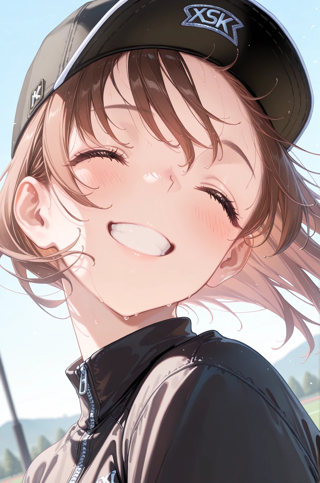 帽子の子顔アップ！
