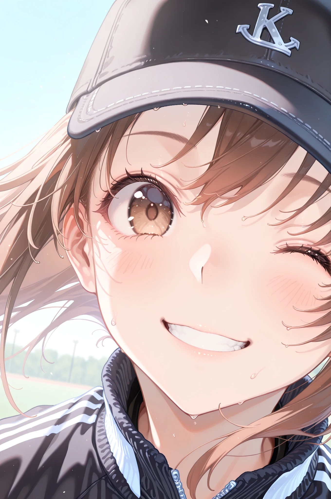 帽子の子顔アップ！