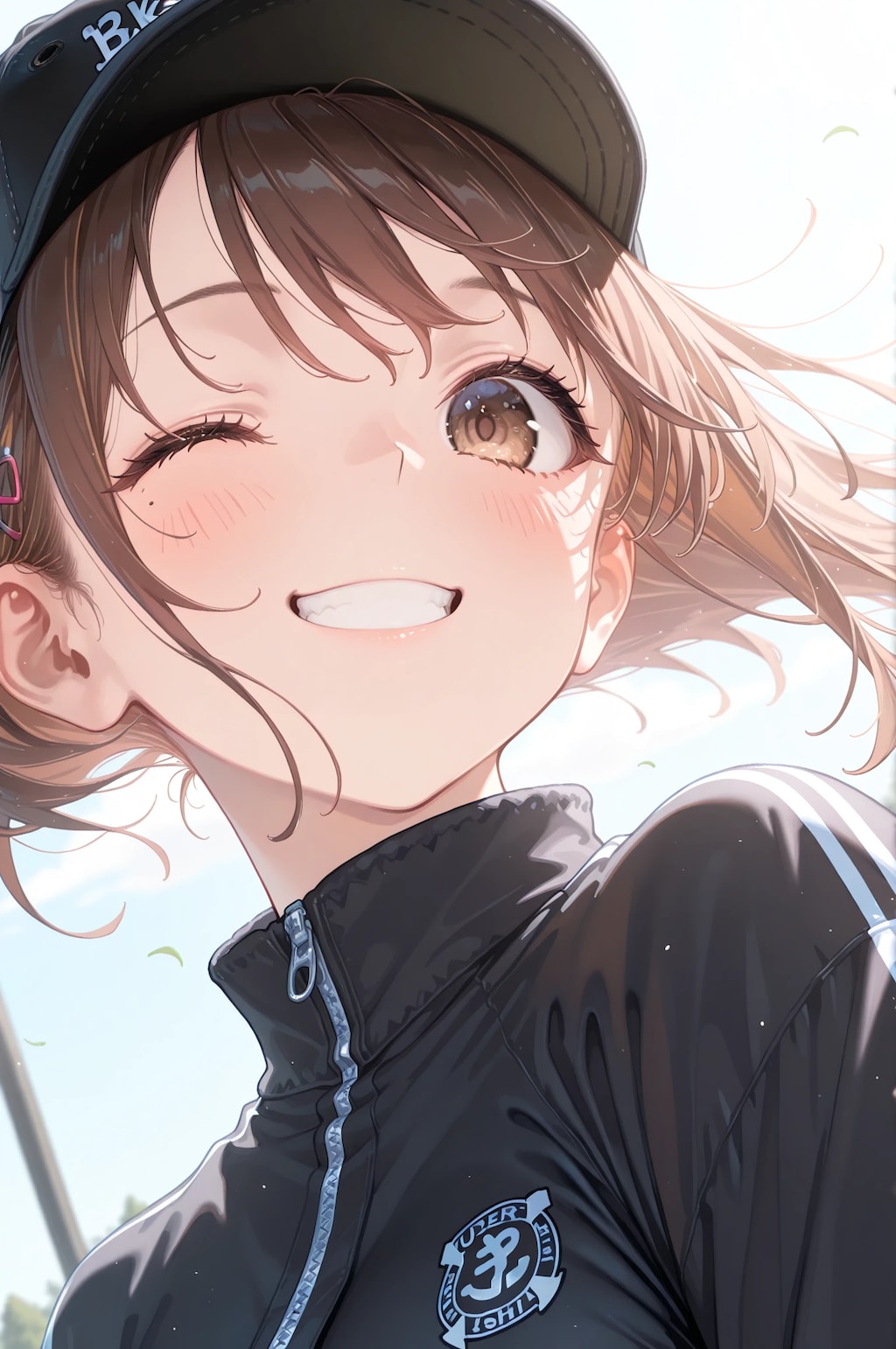 帽子の子顔アップ！