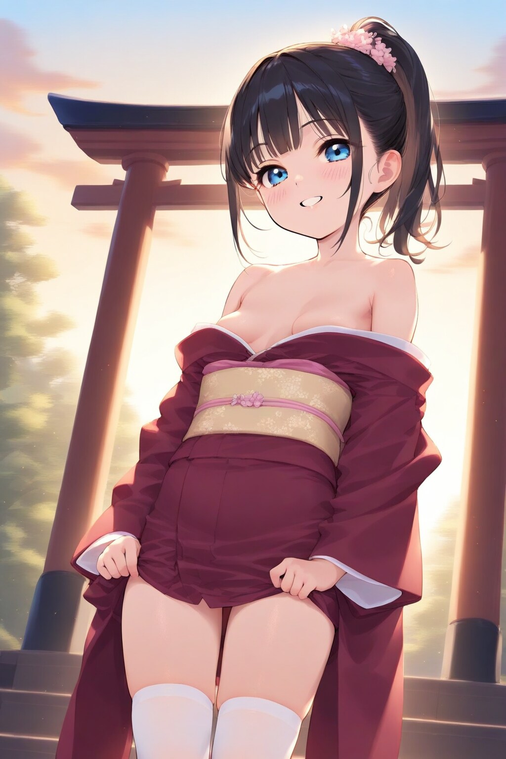 見えると思った？笑